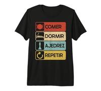 Regalo para el Jugador de Ajedrez Divertido Artículo Camiseta Premium