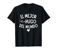Regalo para el Nombre de Hugo - El Mejor John El Mundo Camiseta gráfica económica