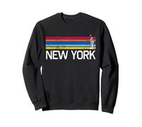 Regalo para fanáticos de New York Home NYC, Estilo Retro Envejecido Sudadera
