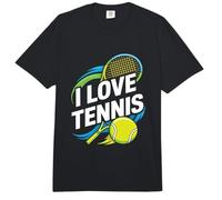 Regalo para fanáticos del Deporte I Love Tennis Comfort Colors Adult Heavyweight T-Shirt