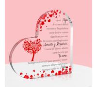 Regalo para Hija, Regalo Hija Navidad, Placa Acrílica, Regalo Niña Regalo Adolescentes Chica, Regalo Cumpleaños Mujer para Hija, Regalos para Graduacion, Regalos de Reyes para Hija San Valentin