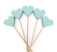 Regalo para invitados - Pack 10 uds. Piruleta de jabón aromático en forma de corazón - Detalle para eventos: cumpleaños, bodas, bautizos, comuniones, fiestas infantiles - Aroma: Flor de loto