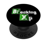 Regalo para Jugador de Videojuegos Breaking XP Gamer Level Up PopSockets PopGrip Adhesivo
