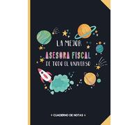 Regalo para la mejor Asesora fiscal: Cuaderno de notas A5 regalo Asesora fiscal- A5 /cuadriculado - | regalos Asesora fiscal para el cumpleaños|regalo de cumpleaños colega