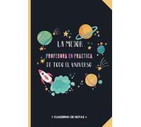 Regalo para la mejor Profesora en práctica: Cuaderno de notas A5 regalo Profesora en práctica- A5 /cuadriculado - | regalos Profesora en práctica para el cumpleaños|regalo de cumpleaños colega