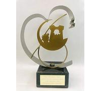 Regalo para Madrina o Padrino Bautizo personalizado con dedicatoria grabada figura original de cobre y zinc