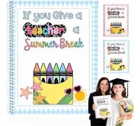 Regalo para maes/tros: Libro de tarjetas de regalo para el Día del Maestro - «Si le das vacaciones de verano a un maestro» - Ideal para el Día del M/aestro, el regreso a clases o el fin de año escolar