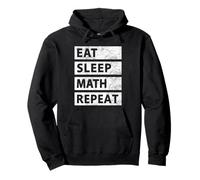 Regalo para maestros de matemáticas para matemáticos comen sueño matemáticas Sudadera con Capucha