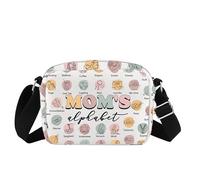 Regalo para mamá, regalo de agradecimiento para el día de la madre, G-ift M-om, bolso cruzado con el alfabeto para esposa, nuevo M-om, Mombag, Medium