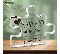 Regalo para Mujeres Placa Acrílica, Aniversario San Valentín Regalos de Cumpleaños para Ella, Regalos Románticos de Amor para Novia Novio Esposa Marido, Regalos Personalizados te Amo