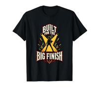 Regalo para niños de Teatro con Spotlight Finale Intérprete Camiseta gráfica económica, Hombre, Negro, XL