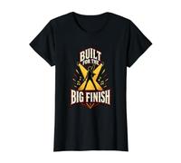 Regalo para niños de Teatro con Spotlight Finale Intérprete Camiseta gráfica económica, Mujer, Negro, XL