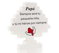 Regalo para Padre, Regalos Papa Placa, Regalos para Papa Día de los Reyes Magos Cumpleaños San Valentín Pascua Día del Padre Regalo para Hombre, Decoración para Estantería