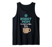 Regalo para Padres de Robot Team, Equipo de Apoyo Stem, Futuro Ingeniero Camiseta sin Mangas