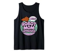 Regalo para Padres de Robot Team, Equipo de Apoyo Stem, Futuro Ingeniero Camiseta sin Mangas