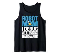 Regalo para Padres de Robot Team, Equipo de Apoyo Stem, Futuro Ingeniero Camiseta sin Mangas