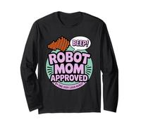 Regalo para Padres de Robot Team, Equipo de Apoyo Stem, Futuro Ingeniero Manga Larga