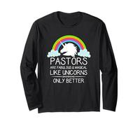 Regalo para Pastor | Pastors Are Like Unicorns Funny Preacher Manga Larga