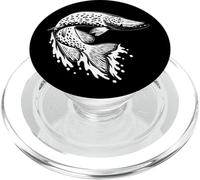 Regalo para Pescadores, Camiseta de Pescado para Hombre, Lucio, Gran Lucio PopSockets PopGrip para MagSafe