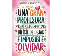 Regalo Para Profesora: AGENDA 2025 2026 | REGALOS PROFES.