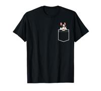 Regalo Perro Animal Frenchie Bulldog Francés Camiseta Tema Perro Unisex Adulto Casual Manga Corta Negro Talla S