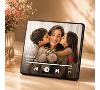 Regalo Personalizado con Canción y Foto Día del Padre Madre | Regalos para Parejas | Ideal para Aniversario, San Valentín Boda o Cumpleaños | Placa Hombre Mujer Imán de Nevera (Dia DE LA Madre)