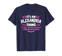 Regalo Personalizado de Alejandría Es una Cosa de Alejandría Camiseta, Hombre, Azul Marino, 3XL