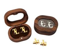 Regalo Personalizado Para La Propuesta A Los Padrinos De Boda - Gemelos Grabados Para El Cortejo Nupcial, Accesorios Personalizados Para Esmoquin Para Padrinos Y Ujieres, Gemelos Con Iniciales