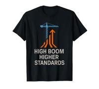 Regalo Pesado de la elevación Pesada de la grúa de la Torre del camión del Auge del Operador Camiseta