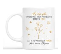 Regalo Plus Taza Gracias D'SER Mi Hija - Regalo de Madre Hija, Regalo Mujer Cumpleaños, Taza Mamá, Taza Mamá, Taza Niño (Modelo #3)