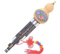 Regalo Principiantes Para Tocar Seda De Calabaza De Tres Tonos. Flauta Calabaza En Tonalidad De Do Y Tonalidad De Si Bemol Flauta Grabación Instrumento Musical Calabaza Seda (Color : Brown_C-key)