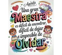 regalo profesora: Gran planificador semanal y mensual | 1 semana en 2 páginas | Ideal para maestra de infantil, guardería o primaria