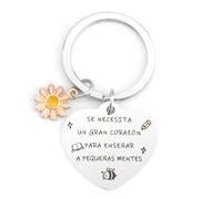 Regalo Profesora Navidad Regalos para Profesoras Regalo Maestra Llaveros Originales Regalo para Profesora Infantil Regalo Navidad Profesora Regalos Profesores Cumpleaños Regalo de Reyes San Valentin