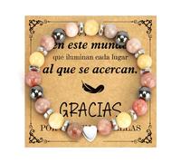 Regalo Profesora Regalo de Reyes Navidad Infantil Pulsera Piedras Naturales Mujer Regalos Para Maestras Pulsera Maestra Regalos Para Profesoras Regalo Profesores Profesora Maestra Maestra Infantil