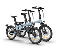 (Regalo promocional de 65 €) Oferta combinada: Bicicleta eléctrica ADO Air 20 Pro (versión mejorada x2) - Gris aire / Gris aire / Secador de pelo