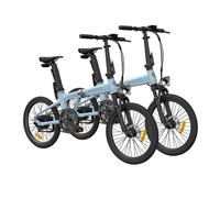 (Regalo promocional de 65 €) Oferta Combo - Bicicleta eléctrica plegable ADO Air 20S con amortiguador × 2 - Gris Air / Marfil Air / Secador