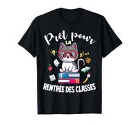 Regalo Rentrée Scolaire Garçon. Chat Prêt pour la Rentrée Camiseta