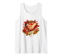 Regalo romántico con diseño de corazón con Manos Cerradas en el Amor Camiseta sin Mangas