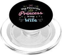 Regalo romántico de My Favorite Princess Is My Wife PopSockets PopGrip para MagSafe