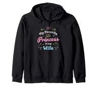 Regalo romántico de My Favorite Princess Is My Wife Sudadera con Capucha