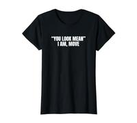 Regalo sarcástico de Broma Divertida con Texto en Forma de «Me Siento Mal, Soy yo», me muevo Camiseta gráfica económica, Mujer, Negro, XL
