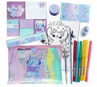 Regalo Stitch para Niños - Set Papelería Completo - Kit Escolar para Dibujar, Jugar y Divertirse