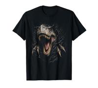 Regalo T Rex Dinosaurio Realista Ilusión Óptica Gigante Arte Camiseta