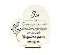 Regalo Tio, Regalos para Mi Tio, Tarjeta de Madera de Acción de Gracias, Regalos Navidad Hombre, Regalo para Tio, Regalos Cumpleaños, Ideas de Regalos Para Hombre, Regalos Para Casa, Regalo Familia