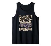 Regalo Todoterreno Retro Monster Truck Diesel Power Camiseta sin Mangas
