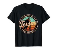 Regalo Tonton El Hombre El Mito La Leyenda Super Tonton Camiseta gráfica económica, Hombre, Negro, S