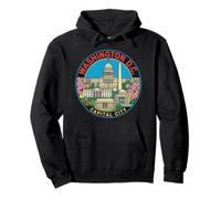 Regalo turístico de Viaje de IDA y Vuelta a Washington DC, EE. UU. Sudadera con Capucha