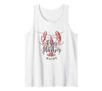Regalo Vintage de Recuerdo de Langosta de Bar Harbor Maine Camiseta sin Mangas