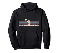 Regalo Waterpolo Vintage Water Polo Player Latido corazón Sudadera con Capucha