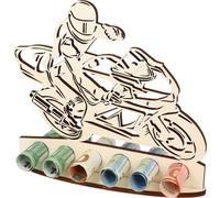 Regalo XL de madera para moto, regalo de moto, paquete de cupones, regalo divertido, regalo para mujeres y hombres para licencia de conducir, motorista